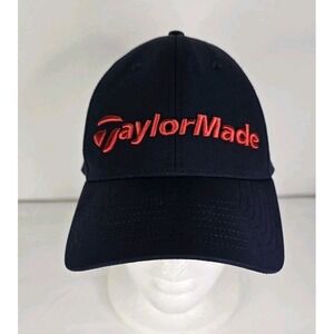 TaylorMade Golf Hat Navy Blue Adjustable Back
